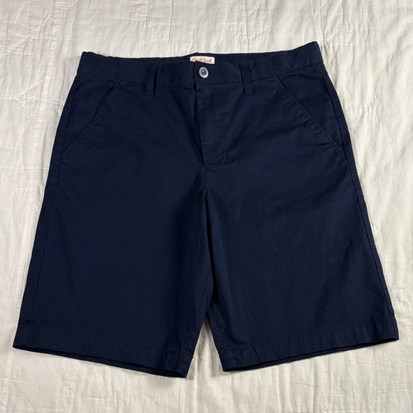 Cat & Jack Other - Cat & Jack Boys Navy Blue School Uniform‎ Chino Shorts Size 16 Adjustable Waist